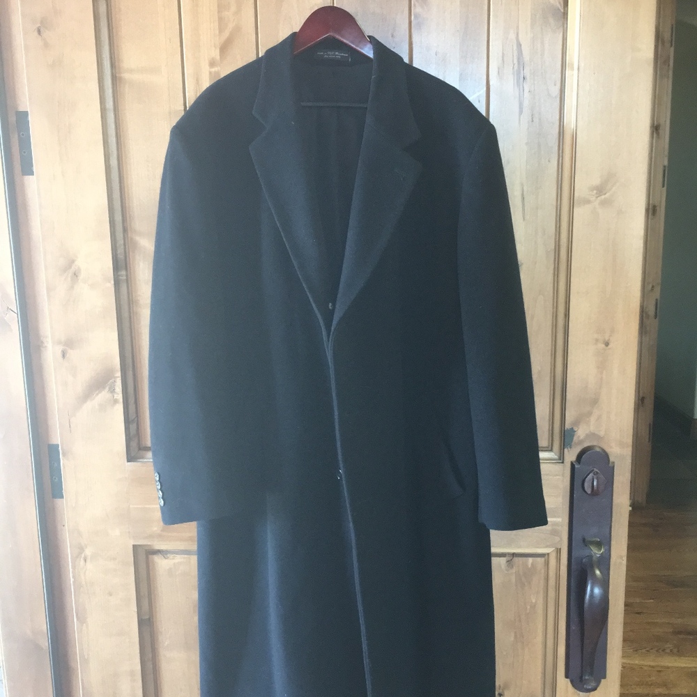 Men's Long Winter Cashmere & Wool.